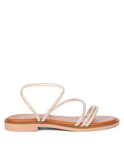 Viviblu - Xena Rose Gold Leather Sandals