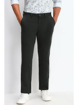 Allen Solly - Men Grey Regular Fit Solid Casual Trouser