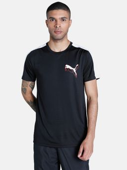 Puma - Cr Color Block Mens Black T-shirt