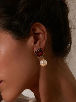 Pipa Bella by Nykaa Fashion - Multi-Colored Drop Earrings