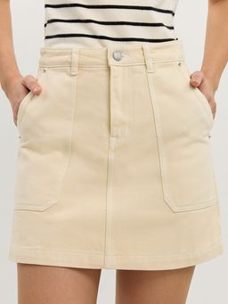 Pomelo - Side Pocket Shorts - Cream
