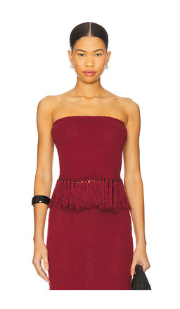 4th & Reckless - Gabby Knitted Bandeau Crop Top