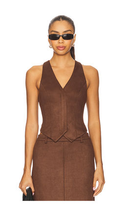 ALL THE WAYS - Bailey Faux Suede Vest