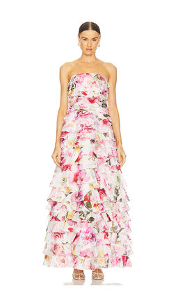 Aje - Fleur Pleated Gown