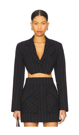 AKNVAS - Anya Navy Pin Stripe Blazer