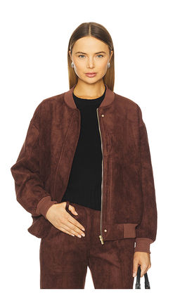 Amanda Uprichard - x REVOLVE Vero Suede Bomber Jacket