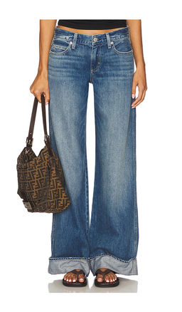 AMO Denim - Sabine Cuff Wide Leg Jeans