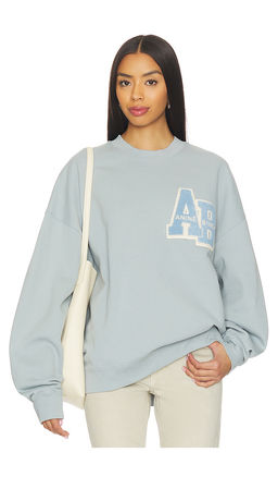 ANINE BING - Miles Oversized Sweatshirt Letterman