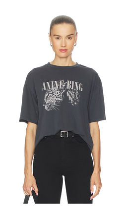 ANINE BING - Cohen Leopard Tee