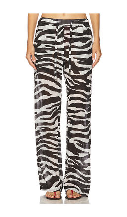 THE ATTICO - Zebra Printed Long Pant