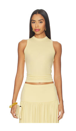 Aya Muse - Jersey High Neck Tank Top