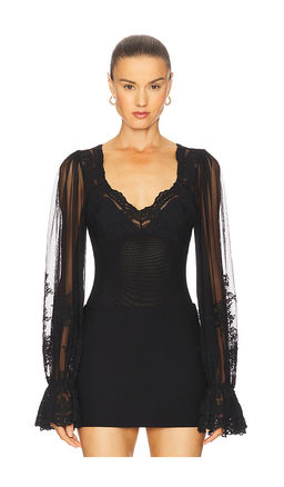 Bardot - Bruna Lace Detail Bodysuit