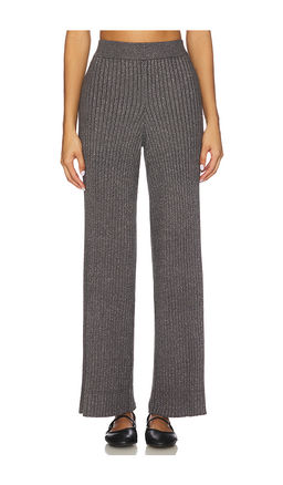 Barefoot Dreams - CozyChic Ultra Lite Lurex Rib Wide Leg Pant