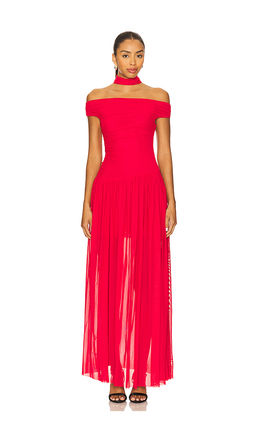 Bec + Bridge - Deija Off Shoulder Maxi Dress