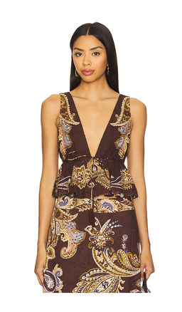 HEMANT AND NANDITA - Peplum Crop Top