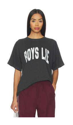 Boys Lie - Majoring in Moving On Slub Boyfriend Tee