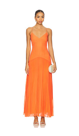 CAMI NYC - Jennelyn Chiffon Pleated Gown