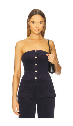 CAMI NYC - Iman Corduroy Strapless Top