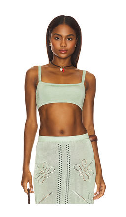 Calle Del Mar - Knit Bandeau Crop Top