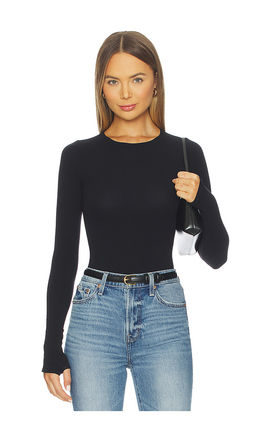 Commando - Ballet Crewneck Bodysuit With Thumbholes