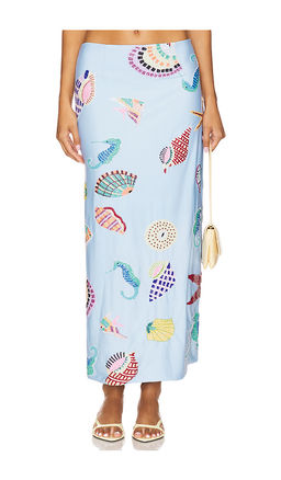 Oceanus - Shell Hand Beaded Skirt