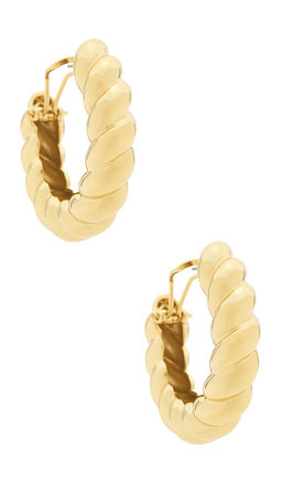 Eddie Borgo - Torsade Hoop Earrings