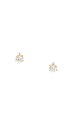 EF COLLECTION - Solitaire Diamond Stud Earring