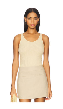 Enza Costa - Military Rib Slim Tank Top