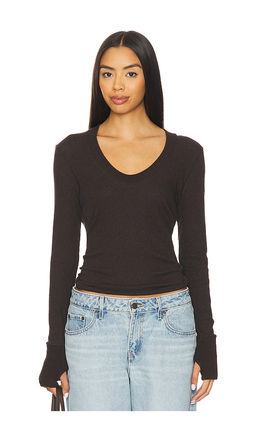 Enza Costa - x REVOLVE X Revolve Cashmere Easy Cuffed U Top