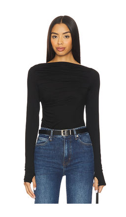 Enza Costa - Draped Boatneck Top