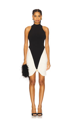 ET OCHS - Atticus Knit Combo Midi Dress