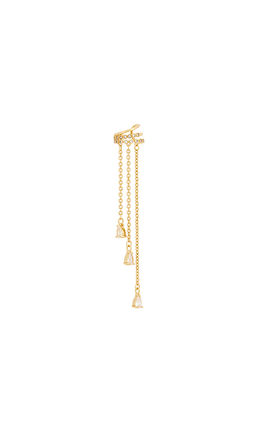 Ettika - Crystal Waterfall Ear Cuff Earrings