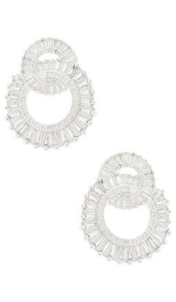 Ettika - Rotating Circles Crystal Earrings