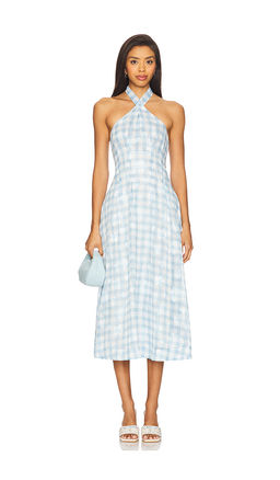 For Love & Lemons - Claudette Gingham Midi Dress