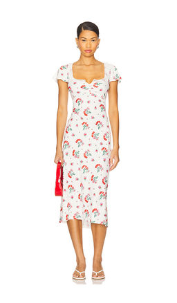 Frankies Bikinis - Delicate Crepe Midi Dress