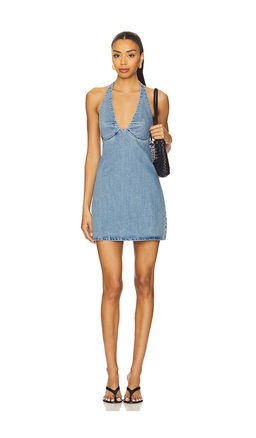 Free People - Trevi Denim Mini Dress