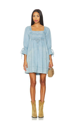 Free People - Sonora Denim Mini Dress
