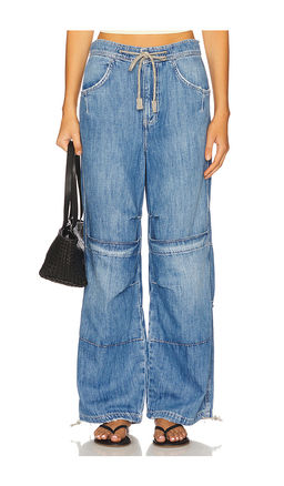 Free People - x We The Free Logan Cinched Cargo Jean In Harper