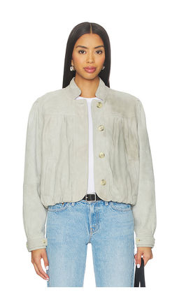 Free People - x We The Free Nimbus Suede Jacket In Grey