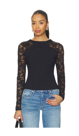 Free People - x Intimately FP No Excuses Long Sleeve In Black