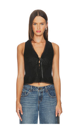 Free People - Jaida Vest Crop Top