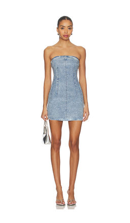 Good American - Crystal Strapless Mini Dress
