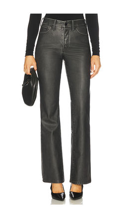 Good American - Good Classic Bootcut Faux Leather Pants