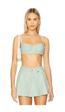 GCDS - Tweed Bra Crop Top