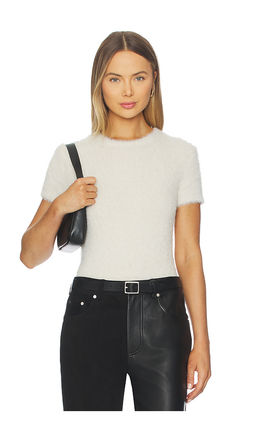 Helmut Lang - Crop Eyelash Tee