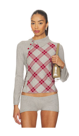 ISA BOULDER - Tartan Asymmetric Top