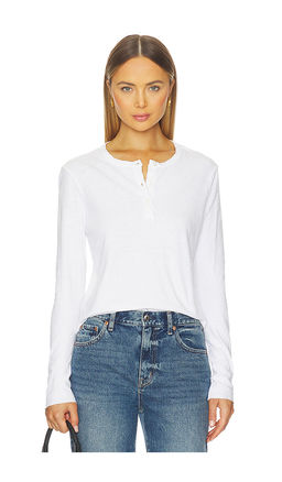 James Perse - Slub Shrunken Henley Tee