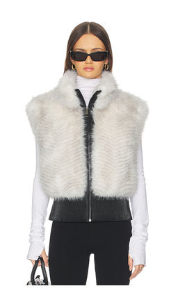 jocelyn - Faux Fox Vest