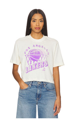 Junk Food - Lakers Lakers Mock Crop Tee
