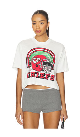 Junk Food - Chiefs Game Time Crop Tee